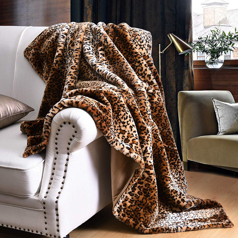 World Menagerie Torquay Leopard Blanket & Reviews Wayfair